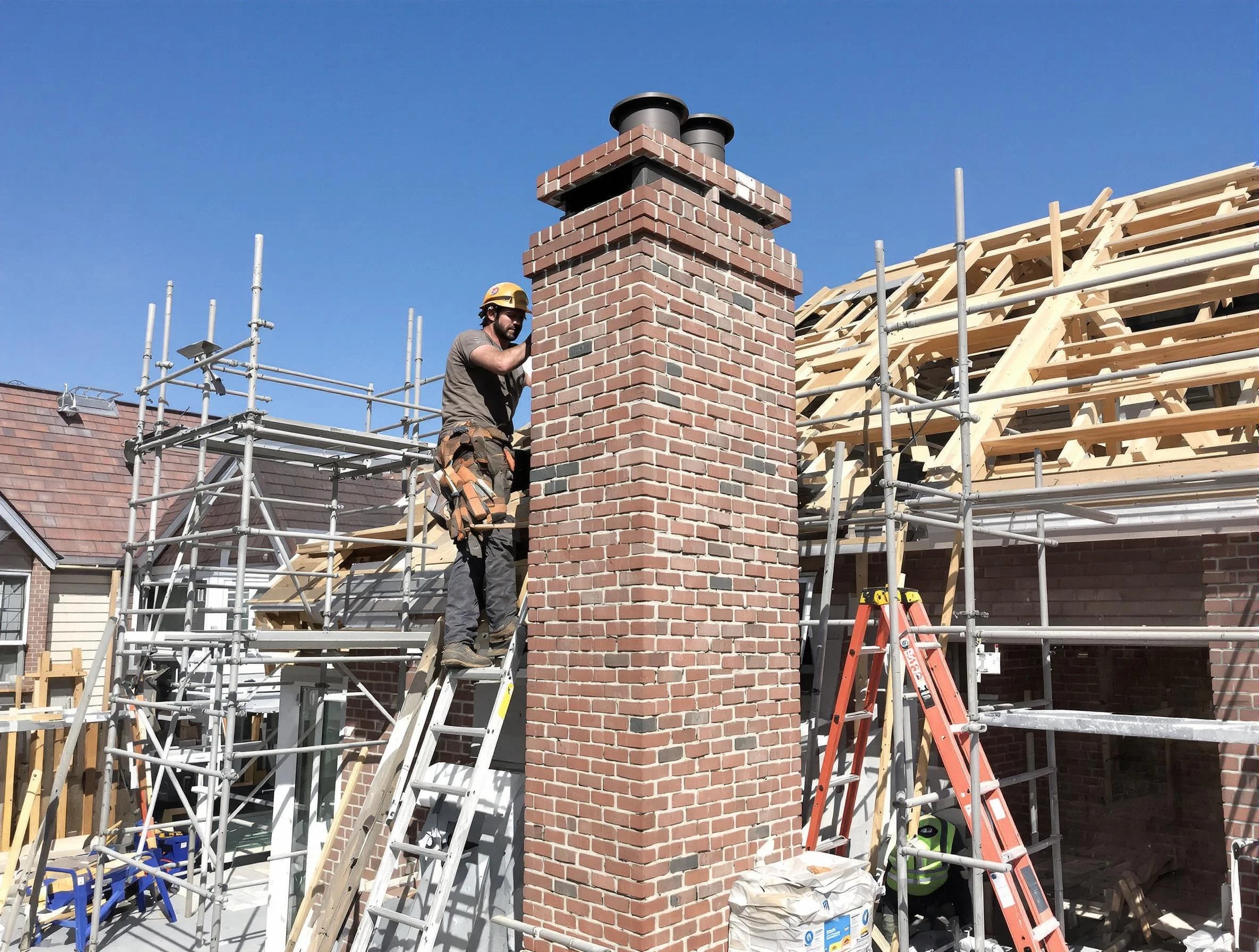 New chimney installation completed by Chelmsford Chimney Sweep in Chelmsford, MA