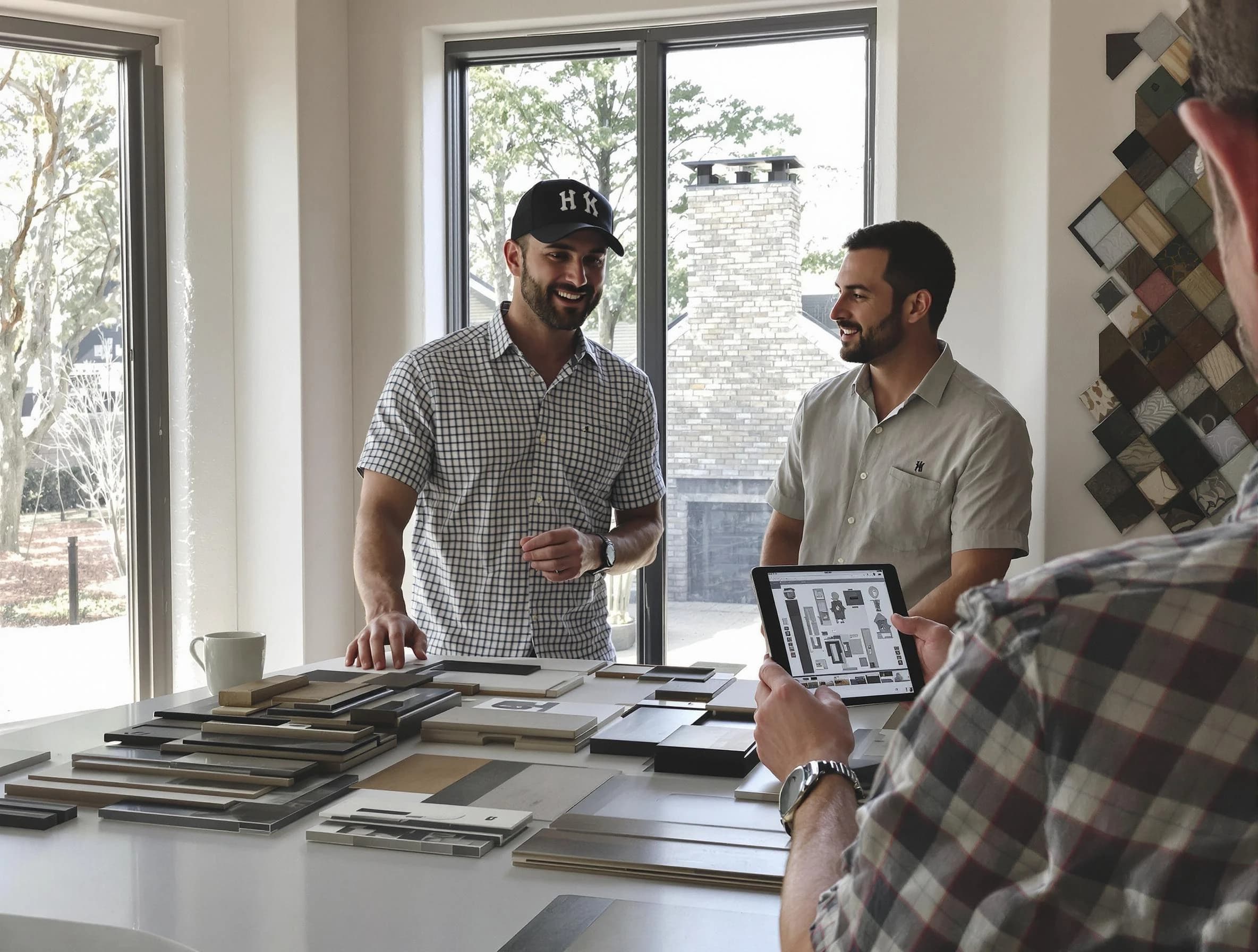 Chelmsford Chimney Sweep remodeling a chimney and fireplace in Chelmsford, MA