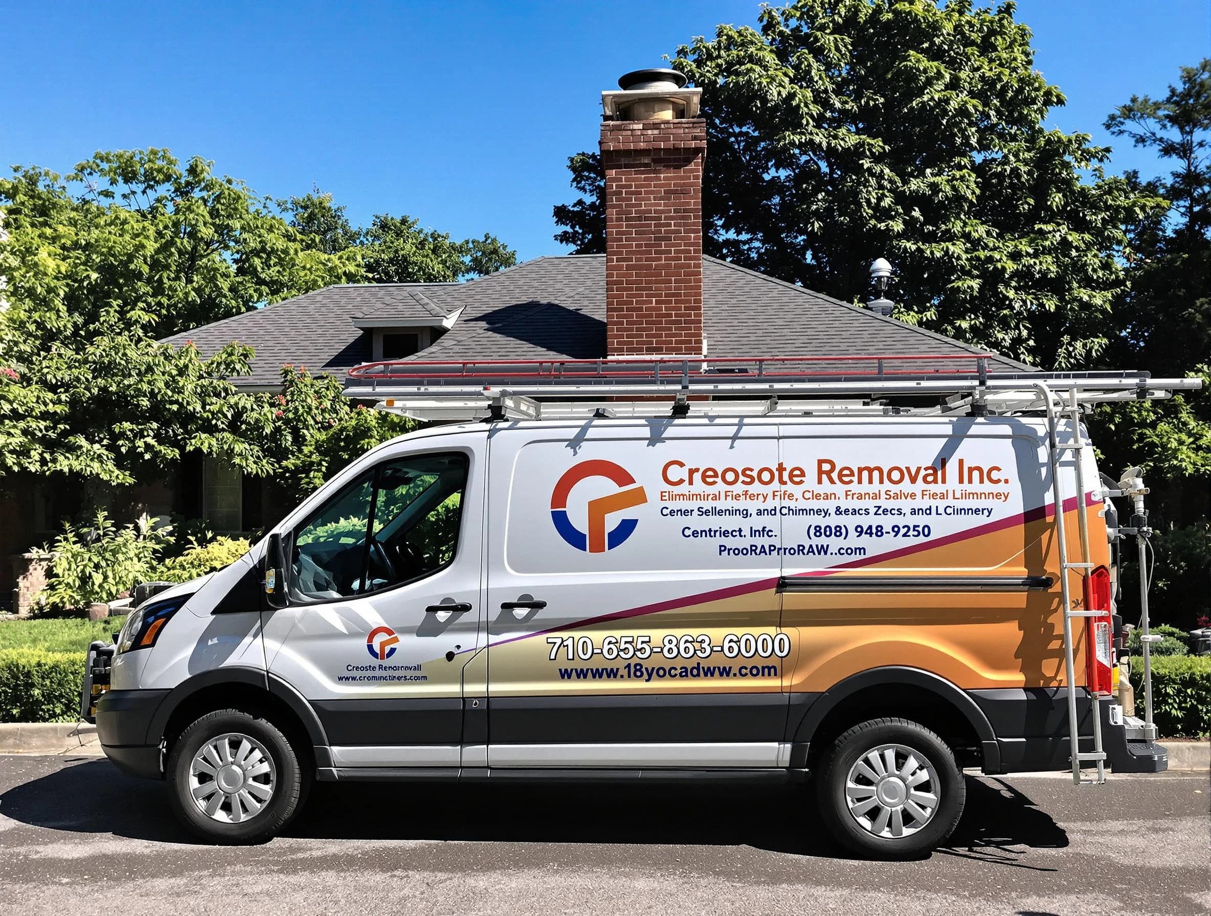 Chelmsford Chimney Sweep technician removing creosote safely in Chelmsford, MA