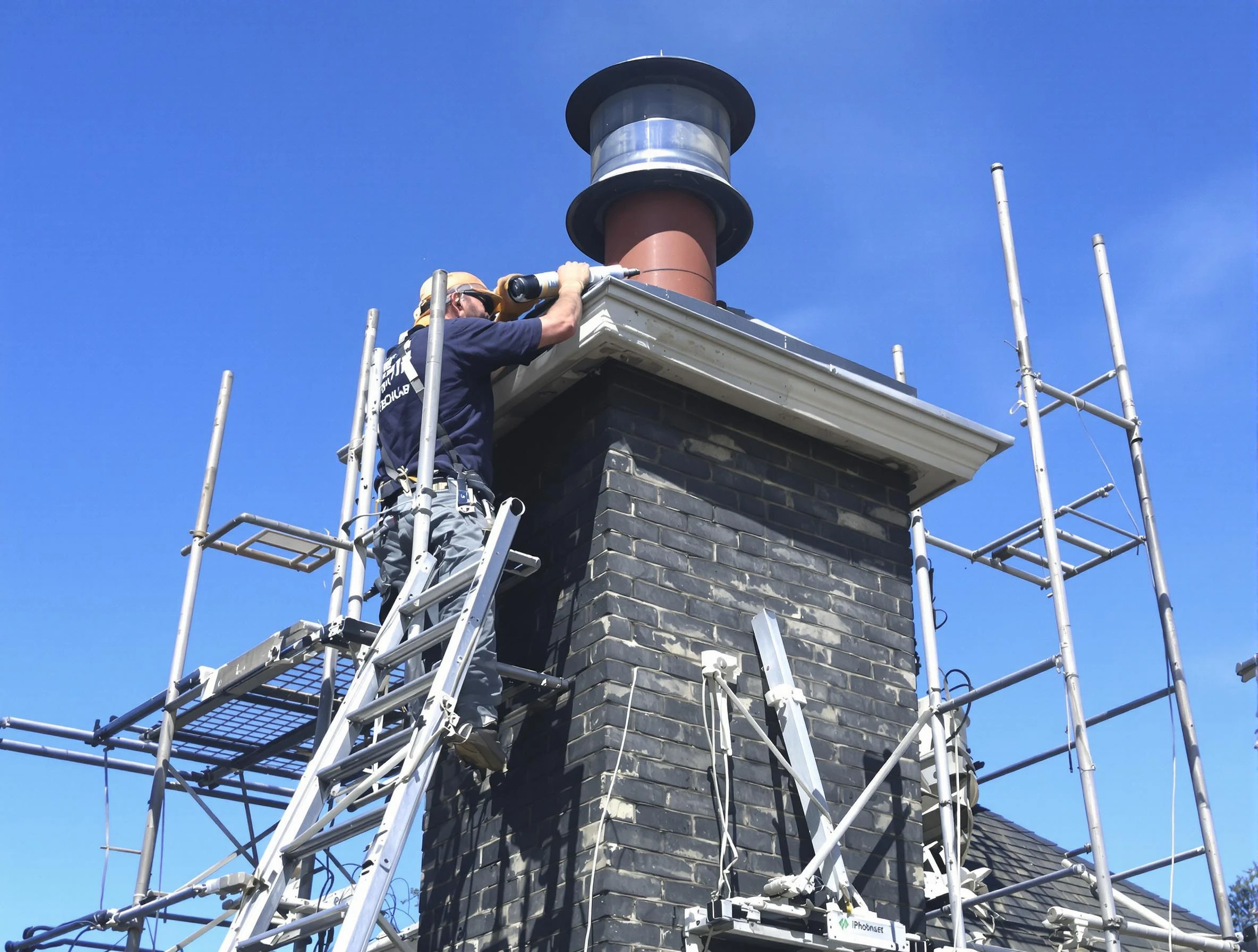 Sturdy chimney crown finished by Chelmsford Chimney Sweep in Chelmsford, MA